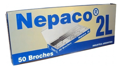 Broche Nepaco Metal Nº 2 L X 50 Unidades