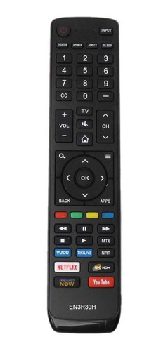 Control Remoto En3r39h Hisense Lcd Led 4k Smart Tv