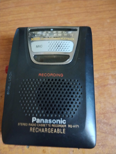 Walkman Panasonic Am/fm Com Gravador E Auto Falantec (Usado)