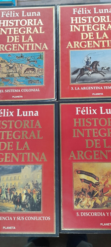 Historia Integral De La Argentina Félix Luna Tomos 2 Al 5