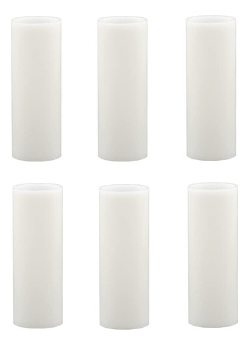 Fundas De Plástico Blanco Velas, Fundas De Casquillo C...