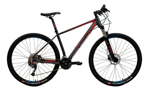 Mountain bike Vairo XR 5.0  2020 M 27v color negro/rojo  