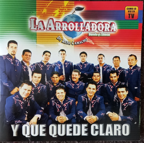 La Arrolladora - Y Que Quede Claro (cd Original)