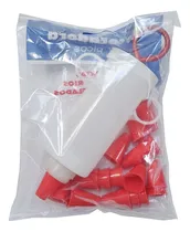 Comprar Jeringa Manga Decorar Tortas + 17 Picos Rojos Reposteria Alz