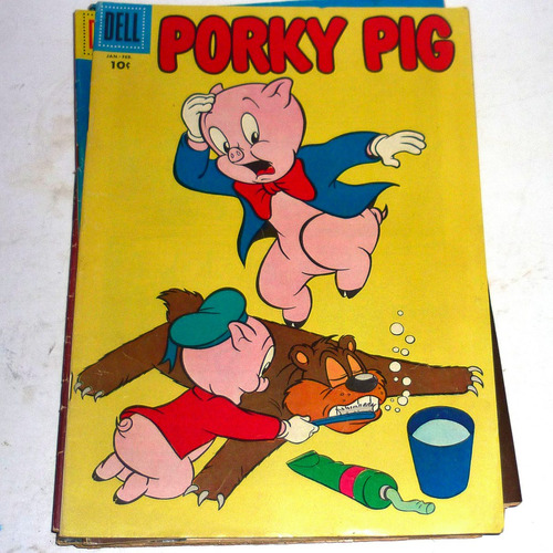 10 Revistas Porky Pig En Inglés Del 50 Editorial Dell Comic. (Usado)