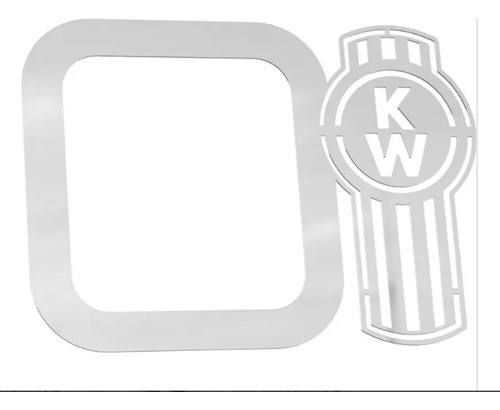 Par Adorno Para Chapa Logo Kenworth T600, T800.