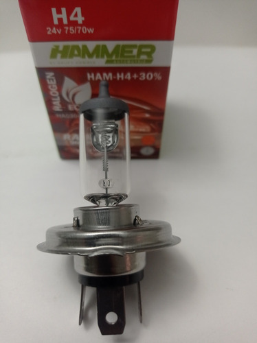 Bombillo H4 Hammer 30%+ Luz 