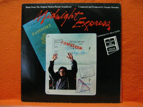 Midnight Express Trilha Sonora Filme - Lp Disco De Vinil