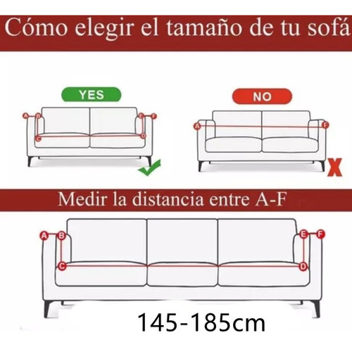 Cubre Sillón Adaptable Funda 2 Cuerpos Elasticada *&