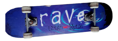 Skateboard Rave Urban Reptile Blancas