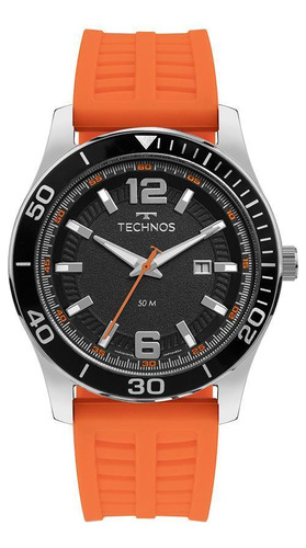 Relógio Technos Masculino Prateado 2117lfi/2l 46mm
