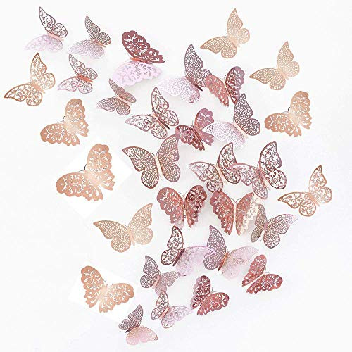 36pcs 3d Butterfly Wall Decor Decorations - Butterflies...