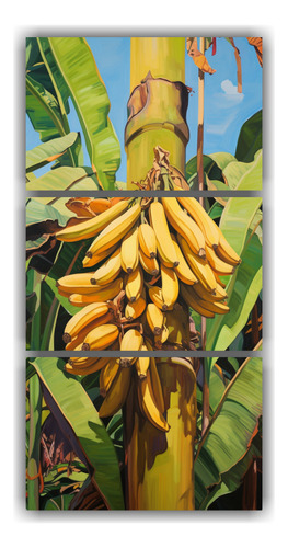 75x150cm Cuadro Abstracto Árbol Plátano Estilo Estilo Óle