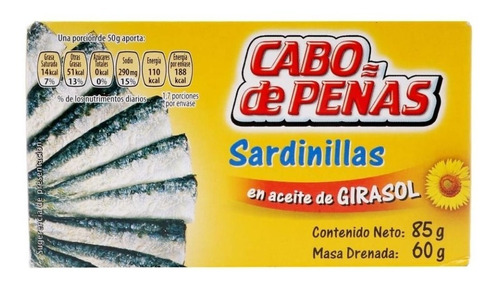Paquete Sardinillas En Aceite De Girasol Cabo De Peñas