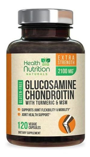 Glucosamina Con Condroitina Cúrcuma Msm, Triple Resistencia 