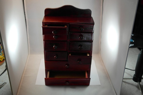 Gavetero Pequeño De Madera De Mesa