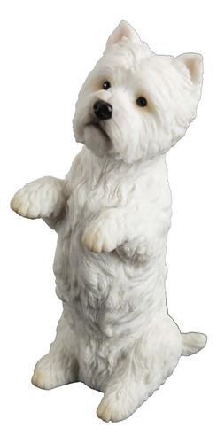 West Highland White Terrier Sentado Perrito Figurita Mi...