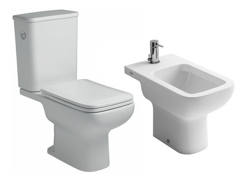 Combo Ferrum Trento Inodoro, Deposito Dual Y Bidet 1a