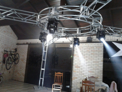 Imagem 2 de 4 de Treliças Box Truss Q20 Aço Peça Curva 0,75m - Lourenço