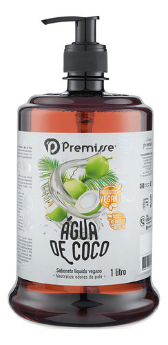 Sabonete Líquido Vegano Cheiroso Água De Coco Premisse 1 L