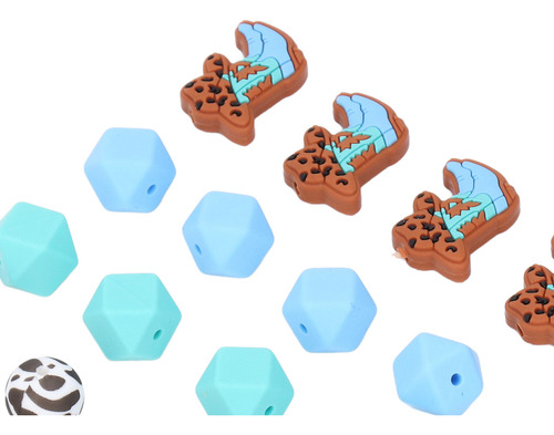 Botas Vaqueras Redondas Con Cuentas Geométricas Octogonales,