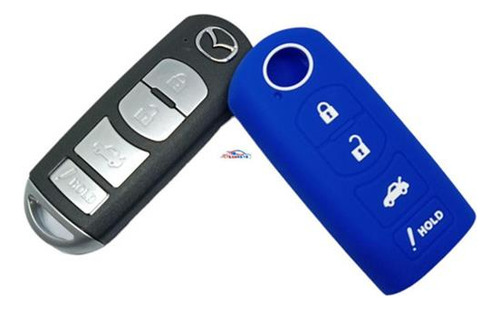 `` Funda Silicon Llave Inteligencia Mazda 3 Mazda 6 Cx3 Cx5