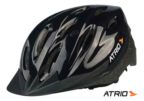 Capacete Atrio Sports Bi003 P/ Ciclismo Bicicleta Tam G Cor Preto