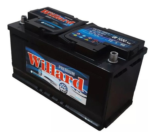 Bateria Willard Ub1030 12x90 ( Sprinter Boxer Master Ducato ) Colocacion A Domicilio Derecho