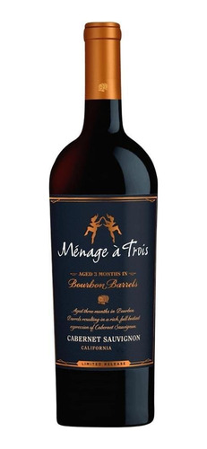 Vinho Californiano Ménage À Trois Bourbon Barrel 750ml Tinto