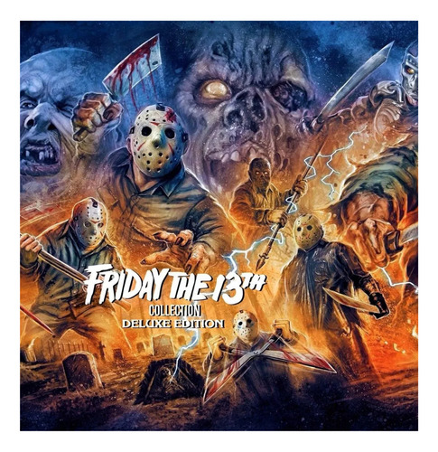 Viernes 13 Friday 13th Collection Deluxe Peliculas Blu-ray