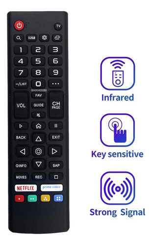 Zh Reemplazo De Control Remoto Akb76037002 Para Rca 4k Uhd