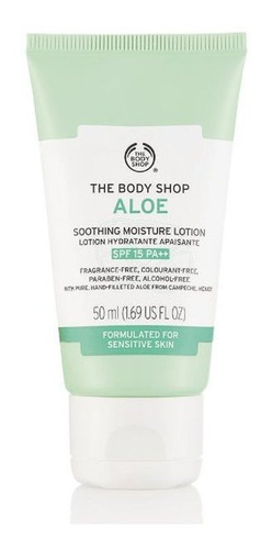 The Body Shop® Loção Hidratante Facial Fps15 Aloe Vera 50ml Tipo de pele Sensível