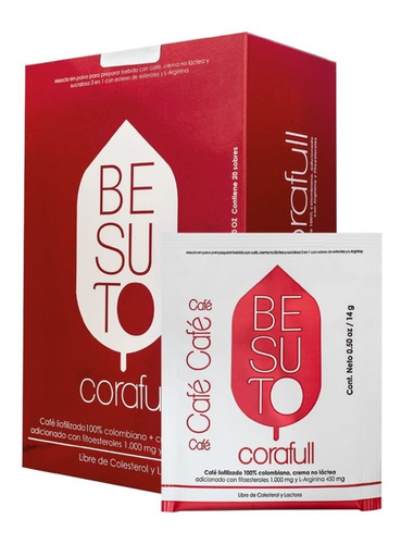 Corafull Café - Besuto Pack 20 - Unidad a $4000