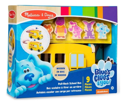 Bus Escolar De Madera Las Pistas De Blue Melissa & Doug