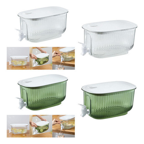 X 2 Uds., Tarro De De 4l, Organizador De Hervidor De Agua