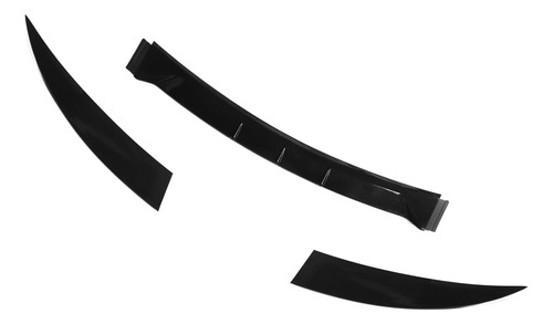 Alerón Trasero De Coche, 3 Unidades, Negro Brillante, 120 Cm