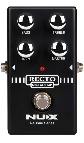 Pedal Efecto Distorsion Nux Recto Distortion Guitarra Y Bajo