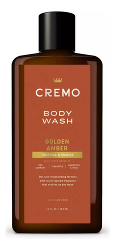 Cremo Golden Amber Body Wash For Men 473 Ml