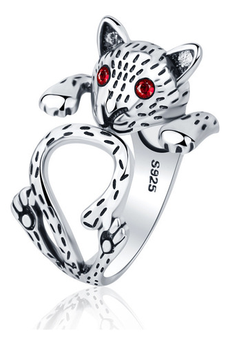 Cat Ring Personalized Zircon Women's Open Ring