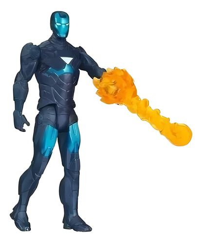 Figura De Acción Hydro Shock Iron Man 3 Marvel Hasbro Dgl