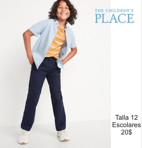 Pantalon Escolar Original Talla 12