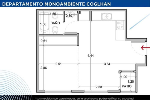 Imagen 2 de 18 de Monoambiente Apto Profesional Estrenar
