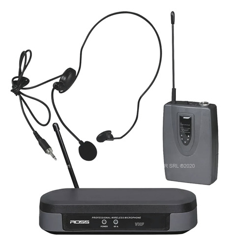 Microfono Inalambrico Vincha Emisor Receptor Vhf Profesional