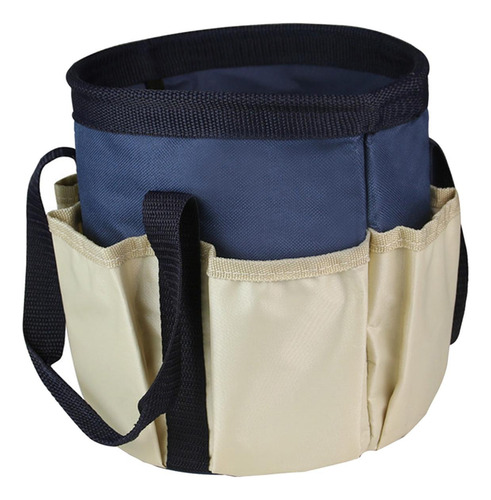 Bolsa De Herramientas De Jardín Durable Con Bolsillos Azul