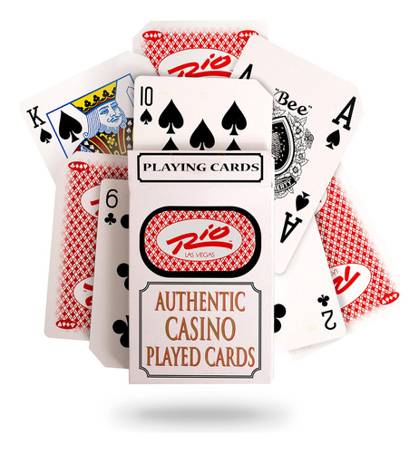 Cartas De Casino De Las Vegas 8 Paquetes Acabado Mate Métr