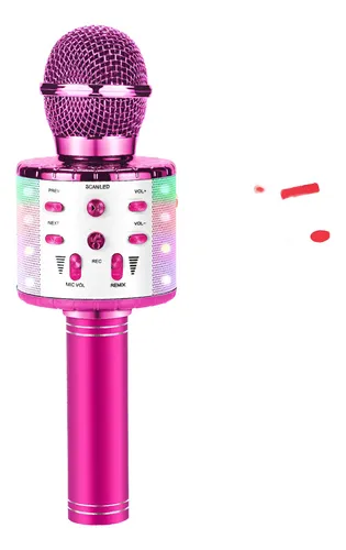 Microfono Karaoke C/ Parlante, Bt, Inalámbrico Color V