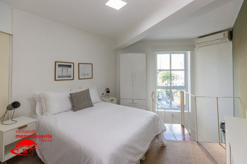 Imagem 14 de 15 de Flat Duplex Vila Nova Conceicao 46 M² - V-104649