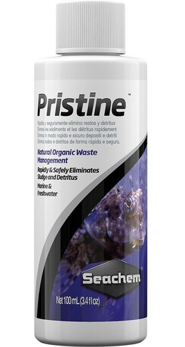 Eliminador De Residuos Lodo Detritus Pristine 100ml Seachem