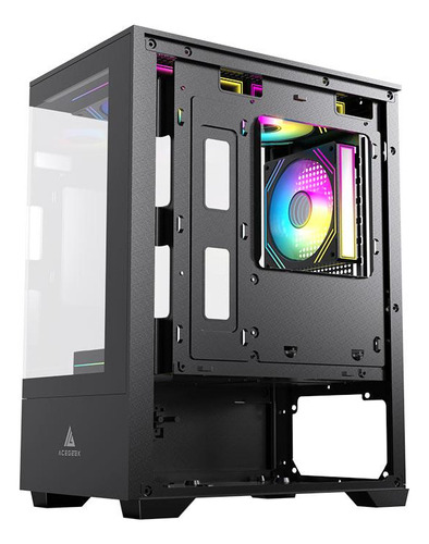 Gabinete Gamer Acegeek Shadow, Midtower Lateral/vidro, Preto