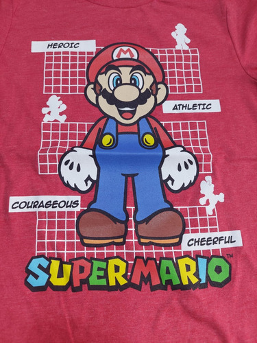 Playera Super Mario Original Nintendo